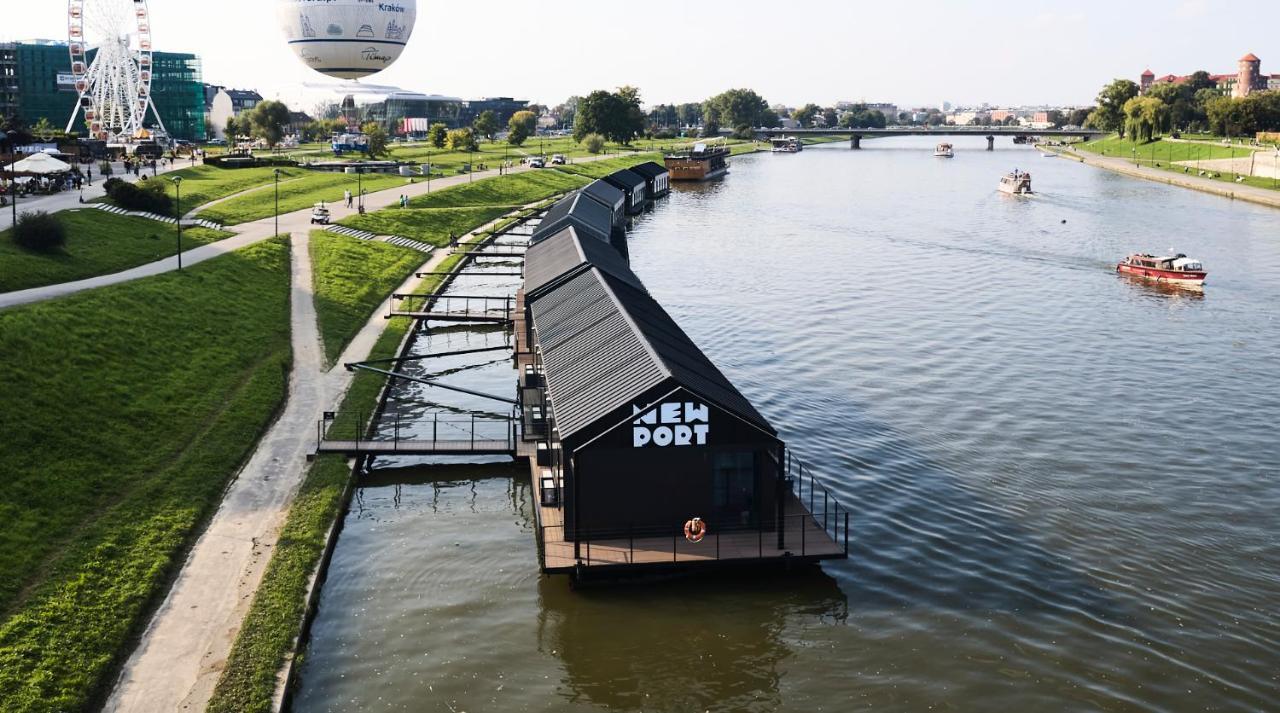 New Port - Premium Floating Aparthotel Краков Экстерьер фото